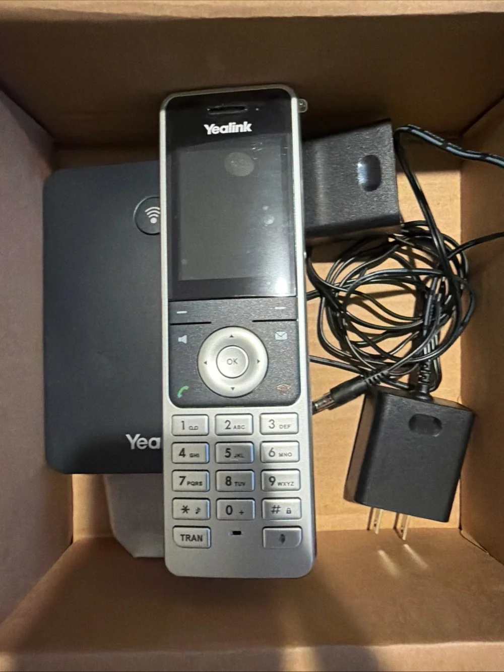 Yealink W76P VoIP DECT Cordless Phone Bundle W70B Base W56H Handset Open Box